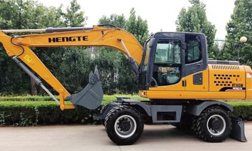 Колесный экскаватор HENGTE HT145W